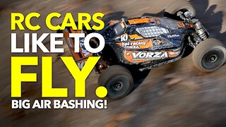 RC Cars Like To FLY! Big Air Bashing & Crashing