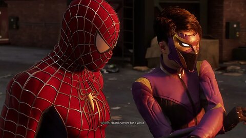 Spider-Man 2 - The Flame: Everything Burns: Peter Parker Talks To Wraith (Yuri) Rooftops Cutscene