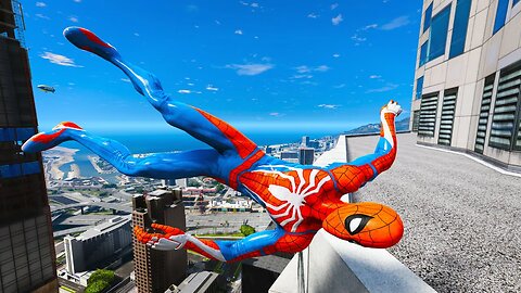 GTA 5 Spiderman Epic Jumps Ragdolls Stunts & Fails Episode 63 (Euphoria Ragdolls)