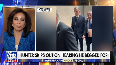 Judge Jeanine: Hunter Didn't Keep His Commitment