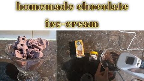 Homemade chocolate ice-cream (only 3 ingredients) | by fiza farrukh
