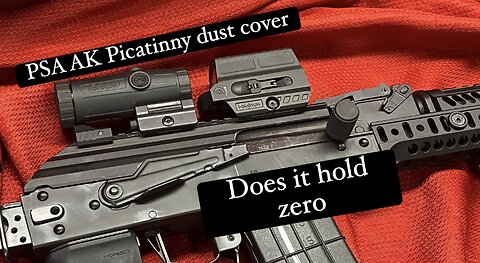 Does the PSA Picatinny dust cover hold zero?