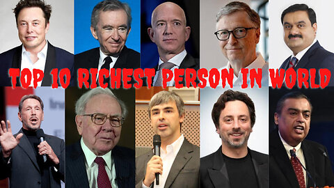 Top 10 richest people in the world 🌎🌍
