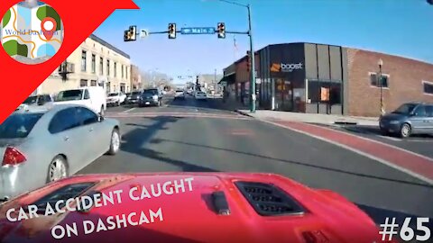 Driver Goes Straight On A Right Only Lane - Dashcam Clip Of The Day #65