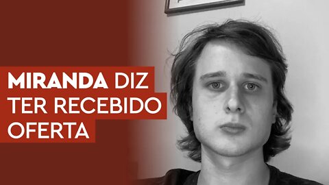 URGENTE: Luis Miranda diz ter recebido oferta de propina para não atrapalhar compra da Covaxin