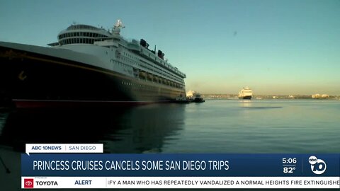 Princess Cruises cancels some San Diego trips