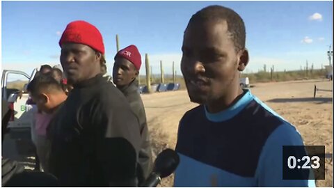 An Immigrant Who Just Came Over the Border Into Arizona Illegally From Guinea, Africa