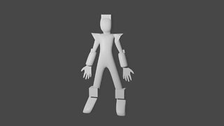 Blender Male Grindset - Bass from Mega Man Battle Network part 2