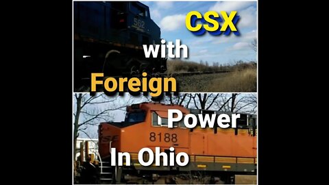 Foreign power railfanning, BNSF on NS line. Columbus OH 21 Feb 21