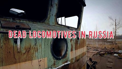 Dead locomotives in Russia