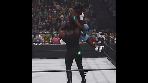 wwe 2k23 r truth put up a good fight not good enough vs The Nigerian Giant Omos #wwe2k23