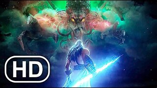 Cthulhu Vs Zeus Fight Scene Cinematic (2023) 4K ULTRA HD