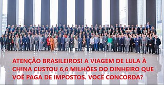 LULA E SEUS ALIADOS GASTARAM 6,6 MILHÕES EM VIAGENS. TUDO PAGO COM O DINHEIRO DE IMPOSTOS.