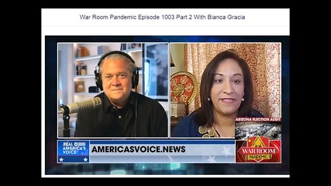 Bianca Gracia on WarRoom with Stephen Bannon