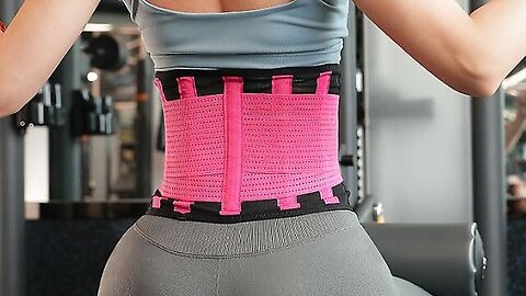 Fitness Belt Waist Slimming Workout Corset Body Shaper