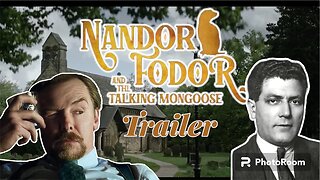 Nandor Fodor and the Talking Mongoose Trailer. #SimonPegg #LegionM