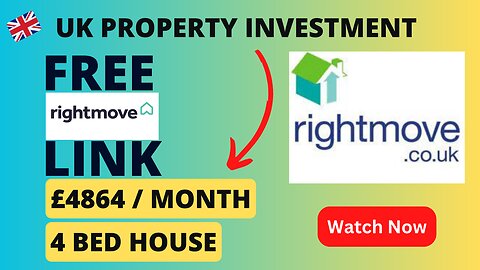 How to Make £4864 Profit per Month with a Free UK Property Rightmove Link