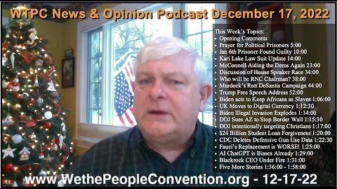 We the People Convention News & Opinion 12-17-22