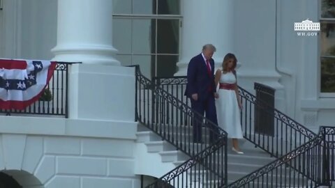 President Trump and the First Lady Participate in the 2020 Salute to America