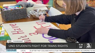 Supporters of transgender rights protest 'anti-trans' bills in Nebraska