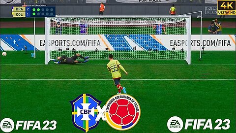 FIFA 23 | QUEM VAI PERDER? BRASIL X COLOMBIA | PENALTIS