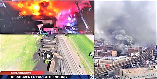 OPEN WARFARE? NEBRASKA COAL TRAIN DERAILS*BROOKLYN NY LUMBER YARD ON FIRE*ALLOY PLANT ON FIRE IN WV*