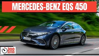 MERCEDES-BENZ EQS 450 sodalith blue the most luxury electric car