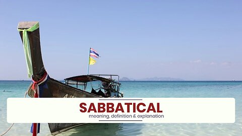 What is SABBATICAL?