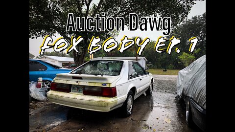 We Saved A Clean Low Mile Mustang Fox Body From Rotting In A Back Yard