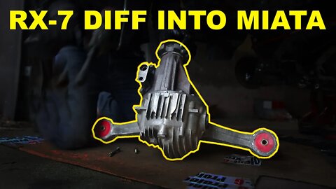 Midnite Runner Miata - Part 026 - RX7 DIFF COVERS UPGRADES #differential #rx7 #miata #fc3s #mx-5