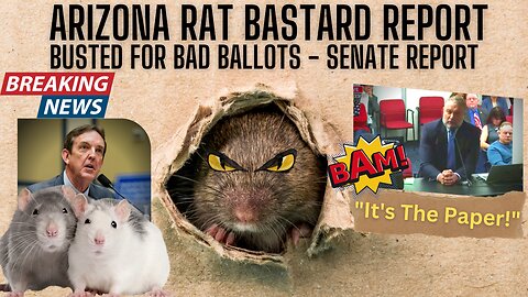 BUSTED BALLOTS - Arizona Senate Hearing on Elections - Fraudulent Ballots Exposed