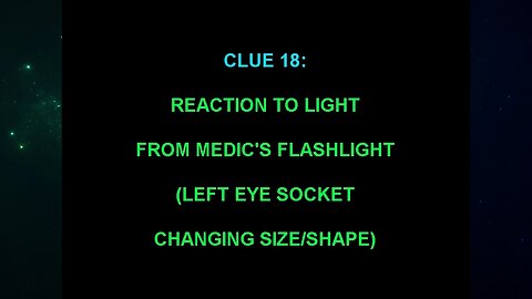 Clue 18 (The "Alien Interview" Video Analysis 2013/2014/2015)