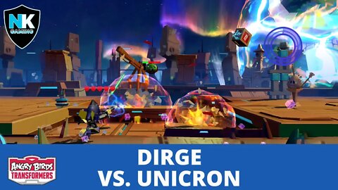 Angry Birds Transformers 2.0 - Dirge vs. Unicron