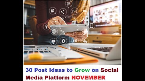 30 Posts Ideas For November All Niches Social Media Platforms