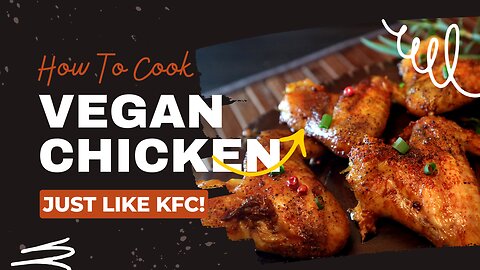 Vegan chicken - Just like KFC! | Jackfruit se banayen vegan fried chicken! | Kathal recipe