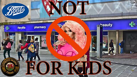 Removing Children Drag Toys off the Shelves in Boots