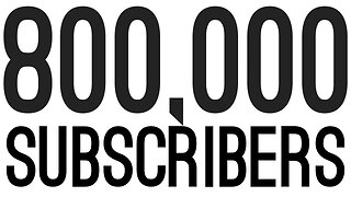 ColdFusion Just Crossed 800,000 Subscribers!