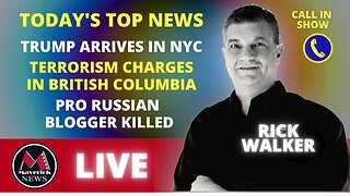 TRUMP WATCH: Arrives In NYC - Today's Top News with Rick Walker ( April 3 2023 )