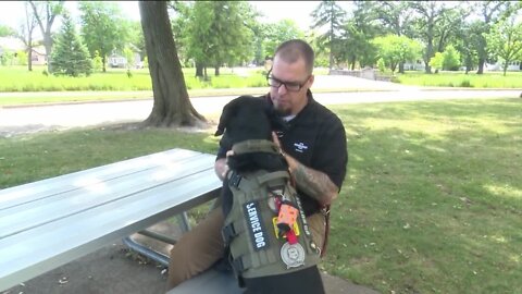 Service dog, charity group save local veteran's life