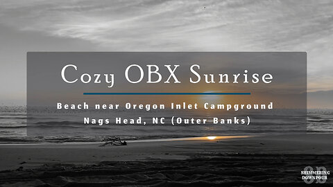 Cozy OBX Sunrise – Beach, Ocean, Fisherman & Birds - Oregon Inlet Campground, Nags Head, NC