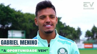 Chequei a Conversar Com Meus Pais " A oportunidade Vem " #palmeiras#gabrielmenino