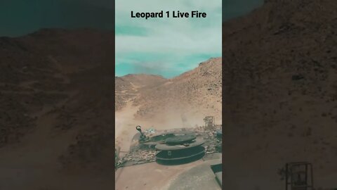 Live Fire Test of our 'AS1' Leopard 1Tank