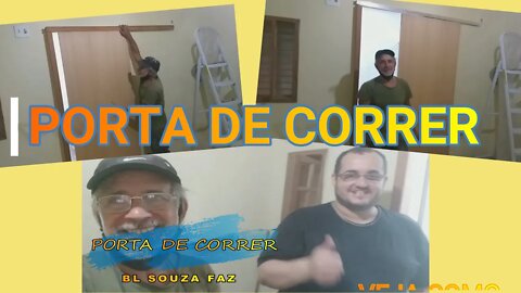 COMO COLOCAR PORTA DE CORRER, VEJAM.