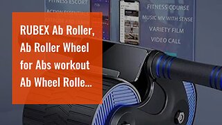 RUBEX Ab Roller, Ab Roller Wheel for Abs workout Ab Wheel Roller for Home Gym Ab Workout Equipm...