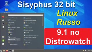 Alt Linux Sisyphus Cinnamon 32 bit. Linux Russo, leve e rápido. 9.1 Pontuação no Distrowatch