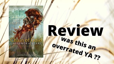 Chain Of Gold By Cassandra Clare Review