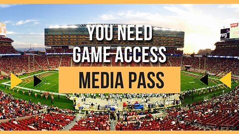How to get a Media Pass Game Access | Sports Photography