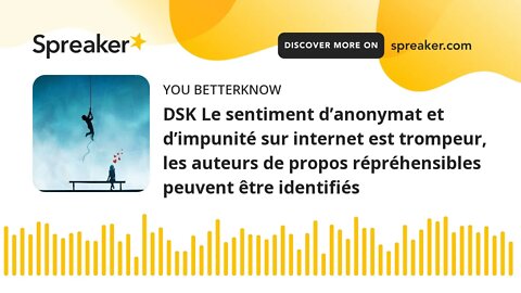 DSK Le sentiment d’anonymat et d’impunité sur internet est trompeur, les auteurs de propos répréhens