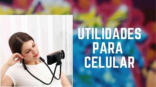 Utilidades malucas para celular! Suporte para pescoço! | Geekmedia