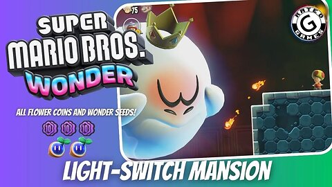 Super Mario Bros Wonder - Light-Switch Mansion
